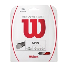 Besaitung mit Wilson Revolve Twist (Haltbarkeit+Spin) rot